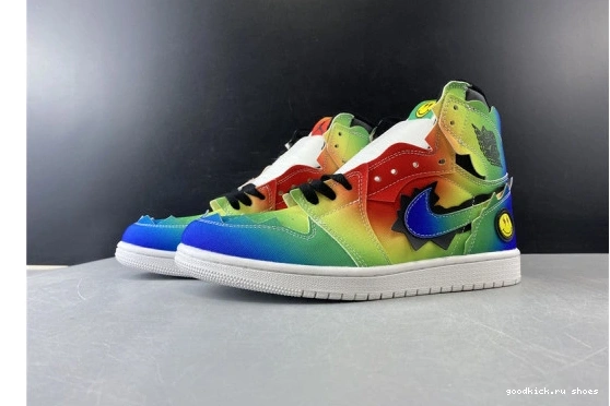 MULTI-COLOR AIR BALVIN" J DC1786-125 DC1786-125 BALVIN’S 1 JORDAN "J OG HIGH 0410